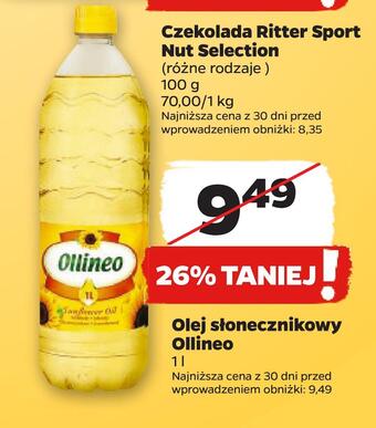 Netto Olej słonecznikowy ollineo oferta