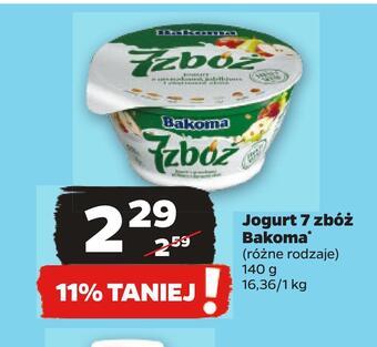 Netto Jogurt 7 zbóż bakoma oferta