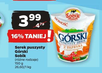 Netto Serek puszysty górski sobik oferta