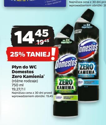 Netto Płyn do wc domestos zero kamienia oferta