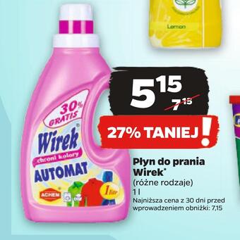 Netto Płyn do prania wirek oferta