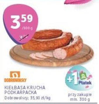 Stokrotka Dobrowolscy KIEŁBASA KRUCHA PODKARPACKA 100 g oferta