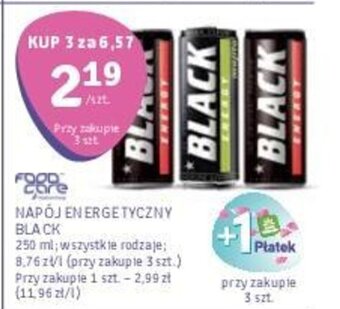 Stokrotka NAPÓJ ENERGETYCZNY BLACK 250 ml oferta