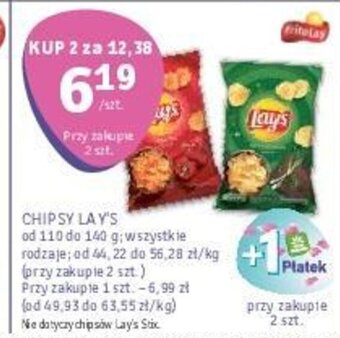 Stokrotka CHIPSY LAY'S 110-140 G oferta