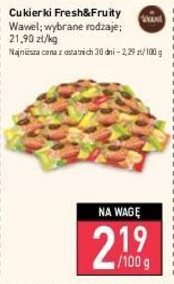 Stokrotka Cukierki Fresh&Fruity Wawel 100 g oferta