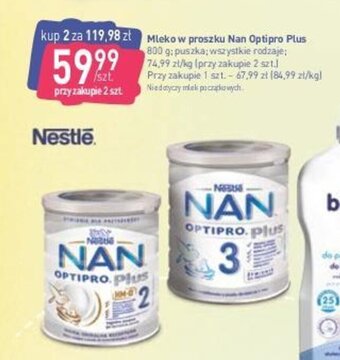 Stokrotka Mleko w proszku Nan Optipro Plus 800 G oferta