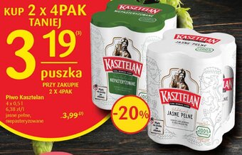 Delikatesy Centrum Piwo Kasztelan 4x0,5l oferta