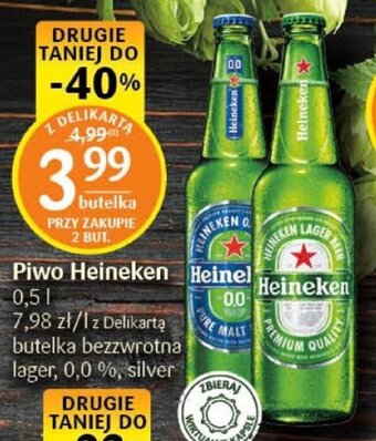 Delikatesy Centrum Piwo Heineken 0,5l oferta
