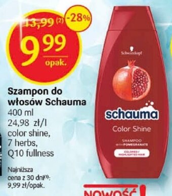 Delikatesy Centrum Szampon do włosów Schauma 400ml oferta