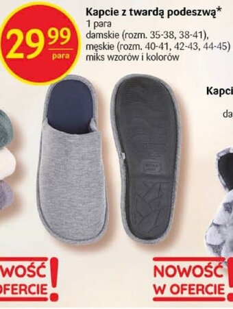 Delikatesy Centrum Kapcie z twardą podeszwą 1 para oferta