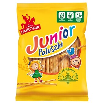 Społem Lajkonik junior paluszki o smaku waniliowym 150 g oferta