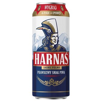 Społem Harnaś piwo jasne pełne 500 ml oferta