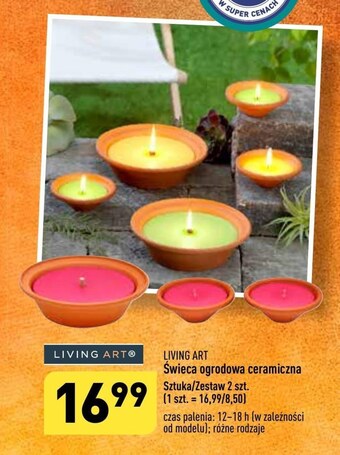ALDI Świeca living art oferta