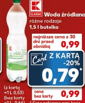 Kaufland Woda oferta