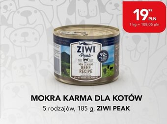 AquaelZOO MOKRA KARMA DLA KOTÓW 5 rodzajów, 185 g, ZIWI PEAK oferta