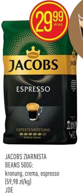 Pokusa JACOBS ZIARNISTA BEANS 500G oferta