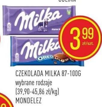 Pokusa CZEKOLADA MILKA 87-100G MONDELEZ oferta