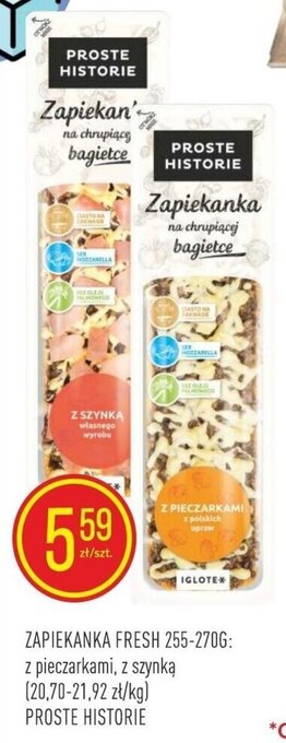 Pokusa ZAPIEKANKA FRESH 255-270G oferta