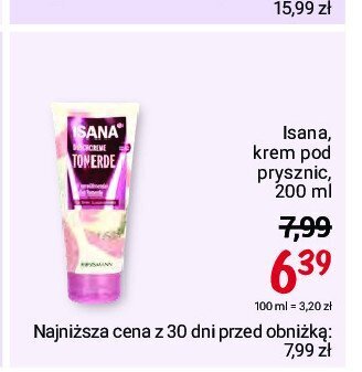 Rossmann Krem pod prysznic oferta