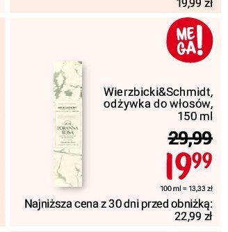 Rossmann Odżywka do włosów paczula wonna oferta