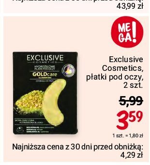 Rossmann Płatki pod oczy gold microparticles oferta