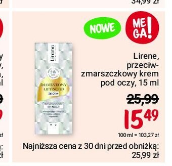 Rossmann Przeciwzmarszczkowy krem pod oczy oferta