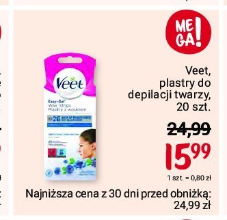 Rossmann Plastry z woskiem do depilacji twarzy skóra wrażliwa oferta