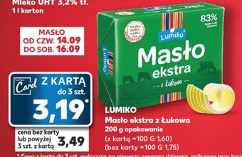 Kaufland LUMIKO Masło ekstra z Łukowa 200 g oferta