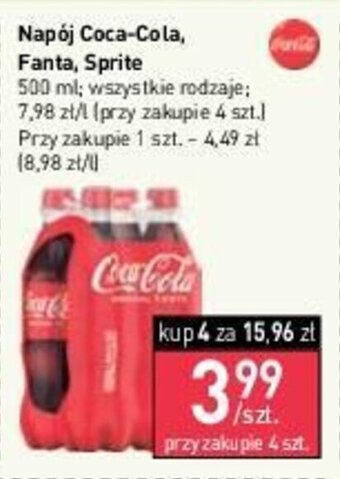Stokrotka Napój Coca-Cola Fanta Sprite 500ml oferta