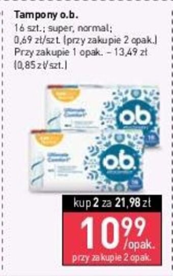 Stokrotka Tampony o.b. 16szt. oferta