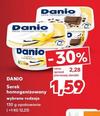 Kaufland DANIO Serek homogenizowany 130 g oferta