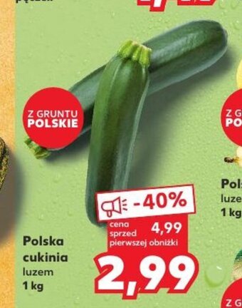 Kaufland Polska cukinia 1 kg oferta