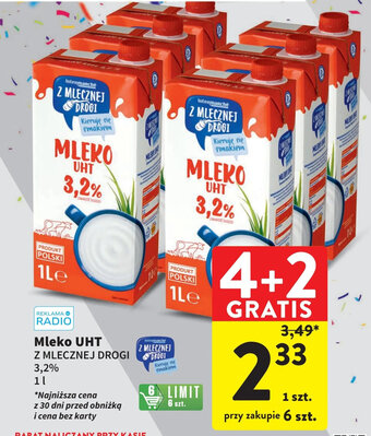 Intermarche Mleko UHT 3,2% 1 L oferta