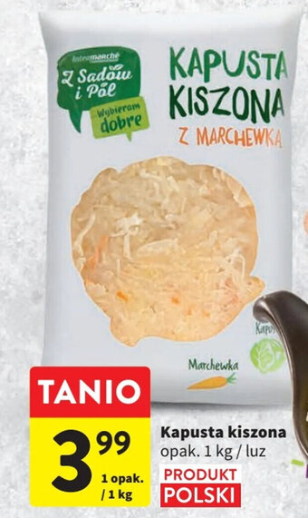Intermarche Kapusta kiszona 1 kg oferta
