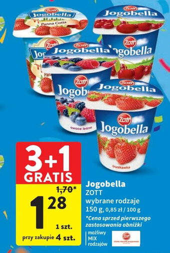 Intermarche Jogobella Zott 150 g oferta