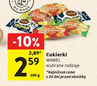 Intermarche Cukierki WAWEL 100 g oferta