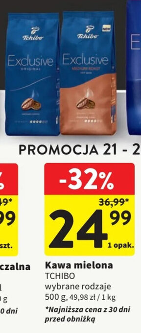 Intermarche Kawa mielona TCHIBO 500 g oferta