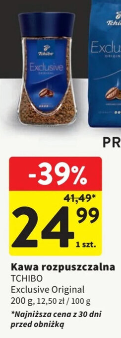 Intermarche Kawa rozpuszczalna TCHIBO 200 g oferta