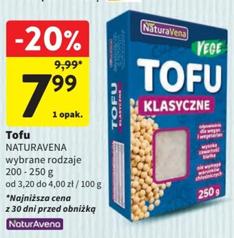 Intermarche Tofu NATURAVENA 200-250 g oferta