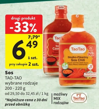 Intermarche Sos TAO-TAO 200-220 g oferta
