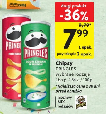 Intermarche Chipsy PRINGLES 165 g oferta
