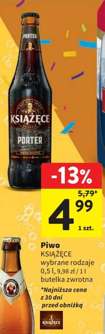 Intermarche Piwo KSIĄŻĘCE 0,5 l oferta