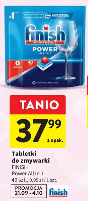 Intermarche Tabletki do zmywarki FINISH 40 szt. oferta