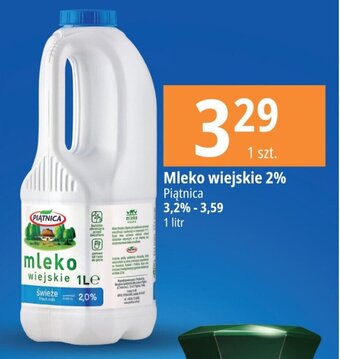 E.Leclerc Mleko wiejskie 2% Piątnica 1 l oferta