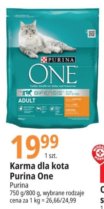 E.Leclerc Karma dla kota Purina One Purina 750/800 g oferta