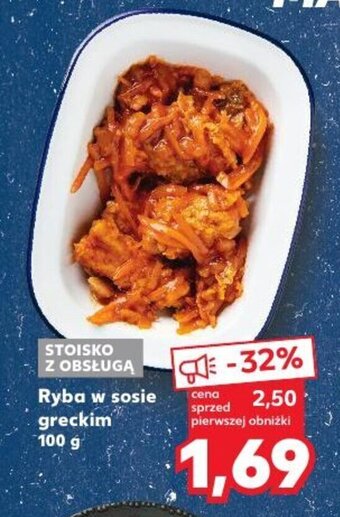 Kaufland Ryba w sosie greckim 100 g oferta