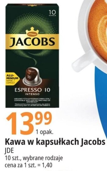 E.Leclerc Kawa w kapsułkach Jacobs JDE 10 szt. oferta