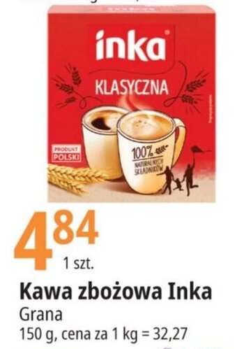 E.Leclerc Kawa zbożowa Inka Grana 150 g oferta