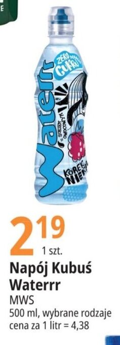 E.Leclerc Napój Kubuś Waterrr 500 ml oferta