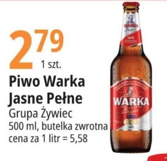 E.Leclerc Piwo Warka Jasne Pełne 500 ml oferta